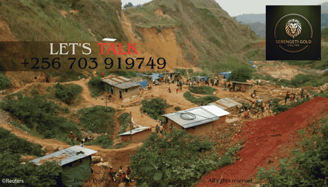 Artisanal miners working in Rwanda’s gold fields