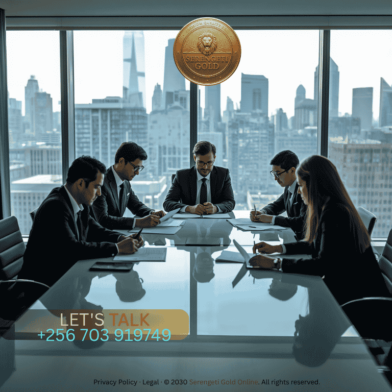 Corporate financial officers reviewing international wire transfer confirmations, Letter of Credit documentation, and secure trade finance agreements.