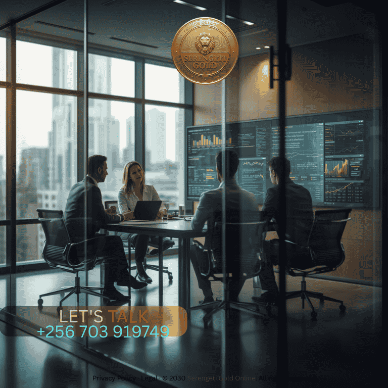 Corporate trade finance executives reviewing structured letters of credit, asset-based lending agreements, and international bullion finance dashboards.