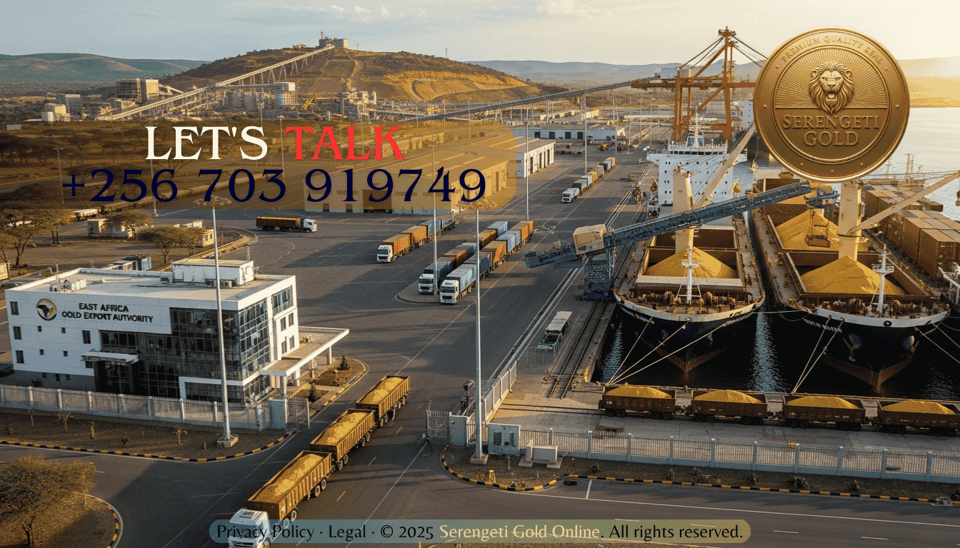 East Africa gold hub infrastructure emerging mining export port
