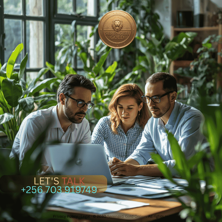 Environmental and compliance auditors reviewing sustainable mining practices, ESG reports, and supply chain verification data.