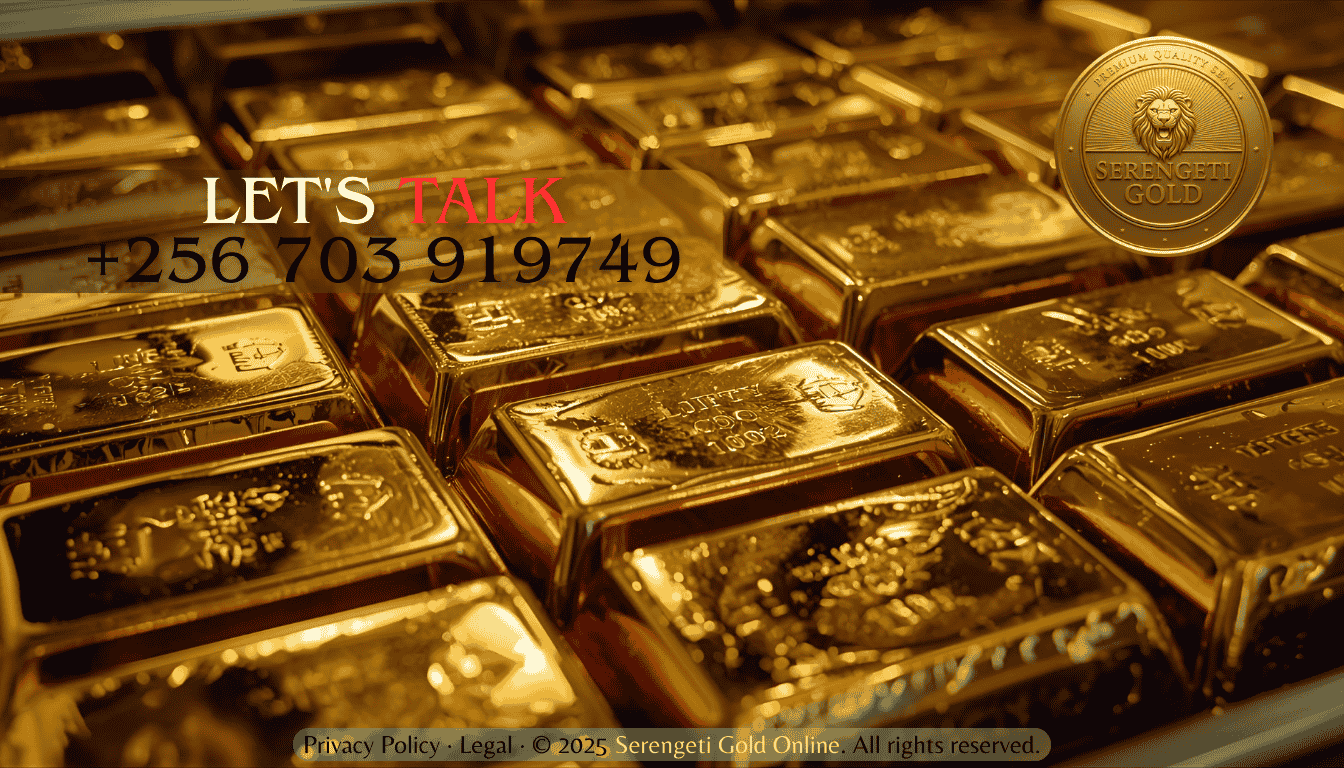 Gold bars after refining, stamped with purity marks