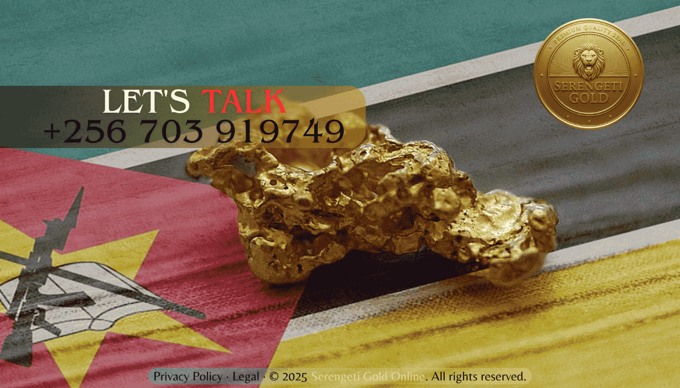 Gold being prepared for export from Madagascar’s Indian Ocean ports