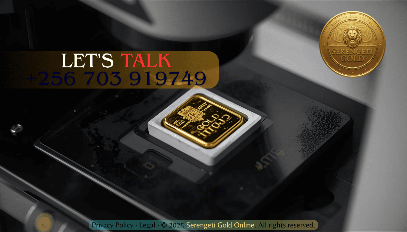 XRF machine testing a gold bar for purity (2)