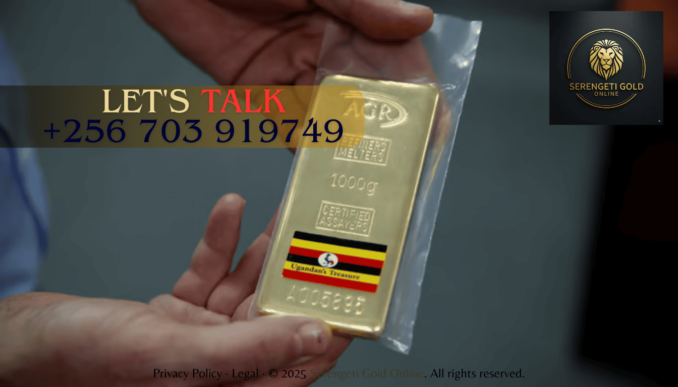 uganda gold export market refinery